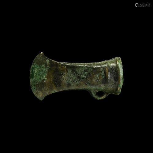 Bronze Age British Looped and Socketted Axehead