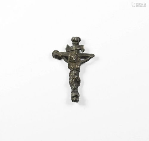 Medieval Pilgrim's Pewter Cross