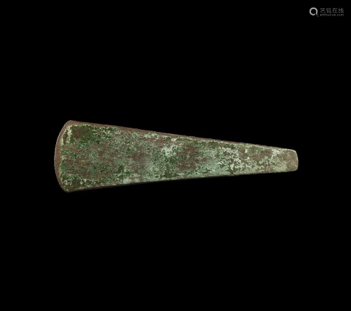 Bronze Age Copper Flat Axehead