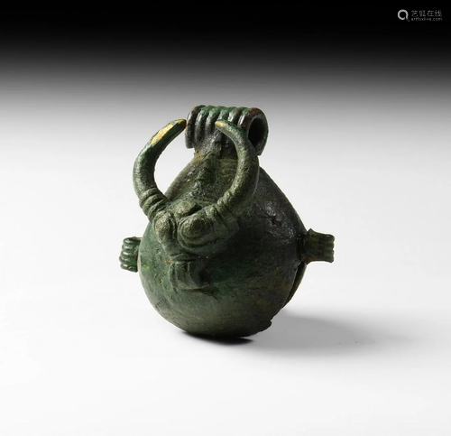 Medieval Bell with Bull's Head