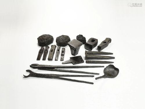 Viking Blacksmith's Tool Collection