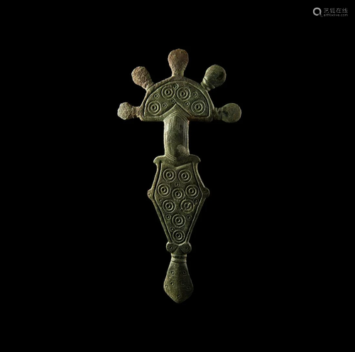 Visigothic Radiate-Headed Brooch