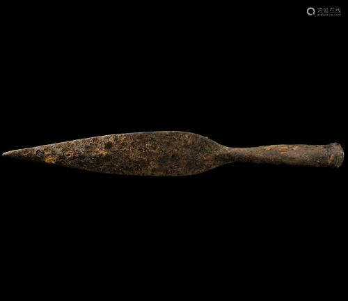 Iron Age Celtic Socketted Spearhead