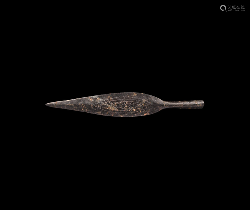 Greek Decorated Spearhead