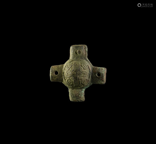 Viking Decorated Cross Mount