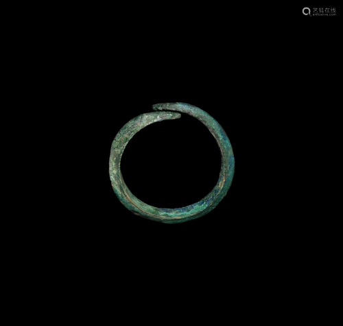 Bronze Age Keeled Bracelet