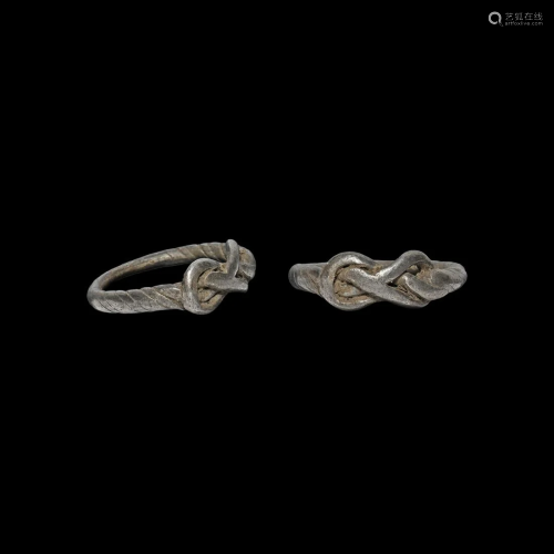 Viking Silver Knot Ring