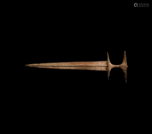 Western Asiatic Luristan Iron Dagger