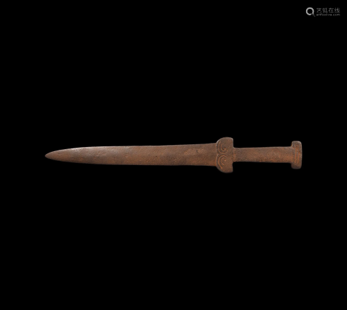 Scythian Akinakes Dagger with Decoration
