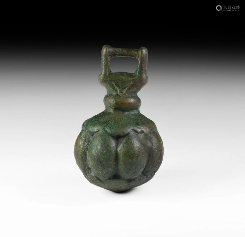 Medieval Decorated Flail Head
