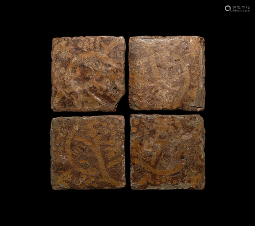 Medieval Elaborate Floor Tile Set