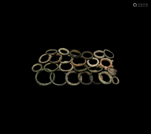 Iron Age Celtic Proto-Money Ring Collection