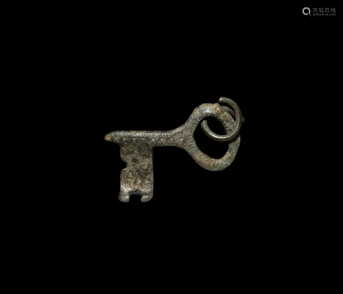 Viking Decorated Casket Key