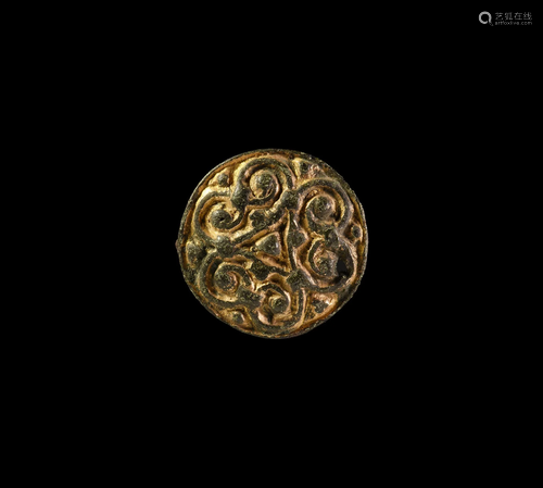 Viking Gilt Borre Brooch