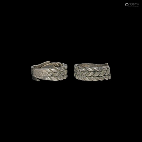 Viking Silver Plaited Ring