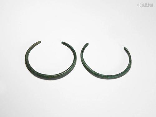 Bronze Age Bracelet Pair