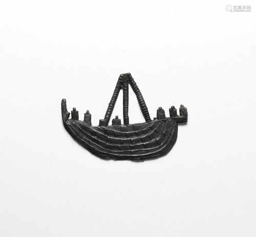 Medieval Pilgrim's Pewter Thomas Beckett Galley Badge