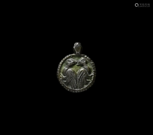 Viking Pendant with Ravens