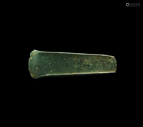 Bronze Age Copper Flat Axehead