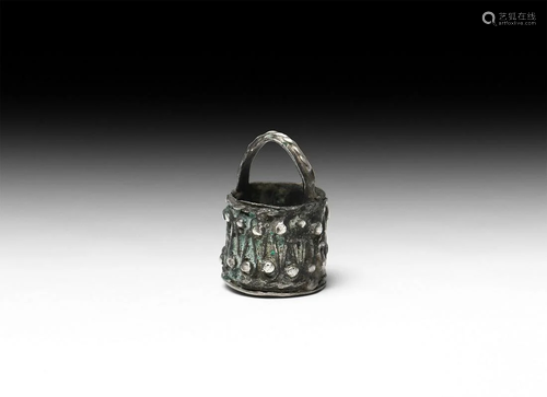 Viking Silver Bucket Pendant