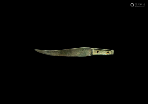 Bronze Age Curved Knife