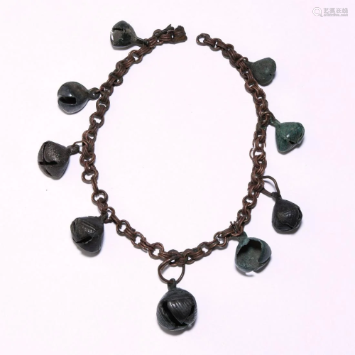 Viking Necklace Chain with Bells