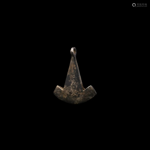 Viking Silver Broad Axehead Pendant