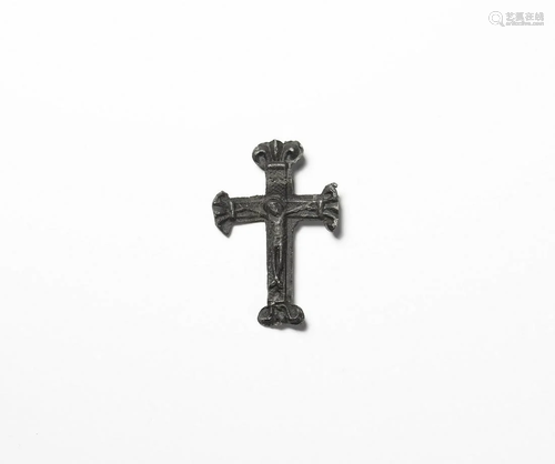 Medieval Pilgrim's Pewter Cross