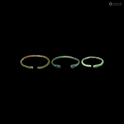 Viking Animal-Headed Bracelet Group