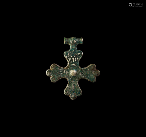 Viking Silver Cross Pendant