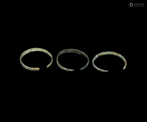 Roman Decorated Bracelet Group