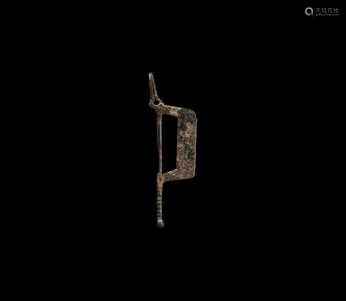 Large Roman Iron Pincer Brooch