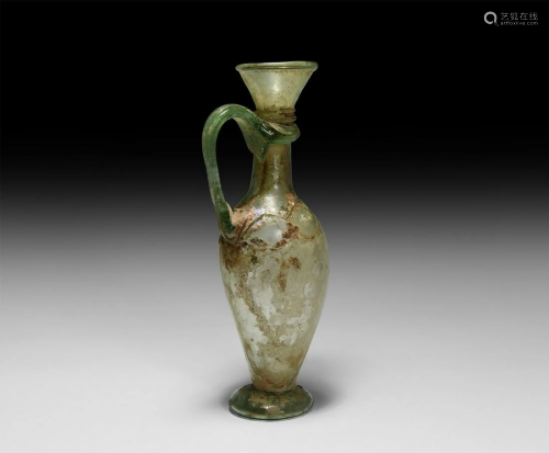 Roman Glass Pitcher with Handle