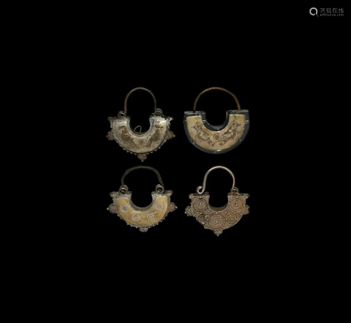 Byzantine Silver Earring Collection