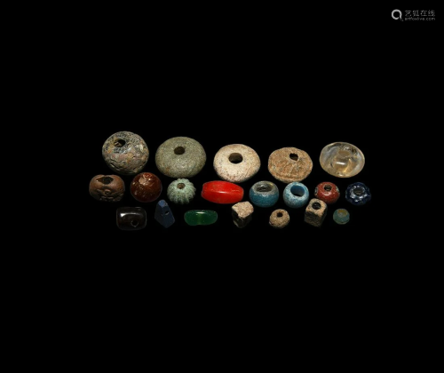 Roman to Post Medieval Bead and Spindle Whorl