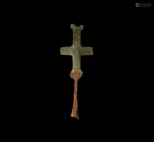 Byzantine Processional Cross Staff Finial