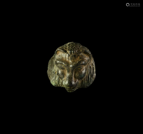 Roman Lion Head Phalera