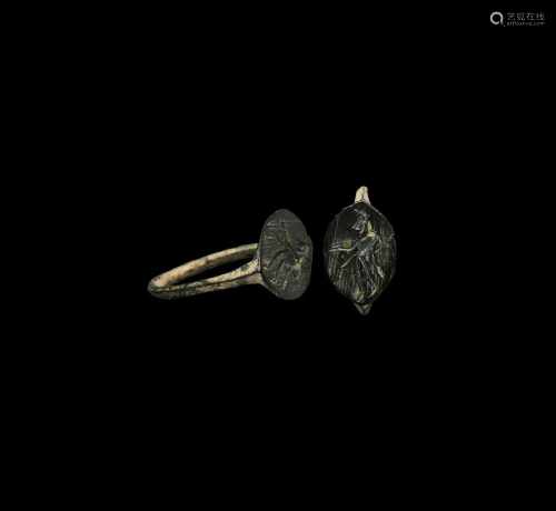 Roman Signet Ring with Standing Figure