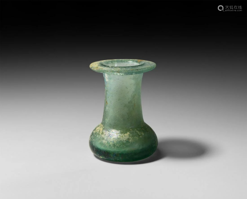 Roman Glass Cotton Reel Unguentarium