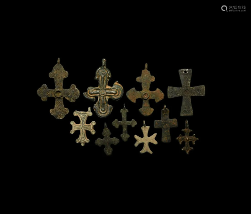 Byzantine Cross Pendant Collection