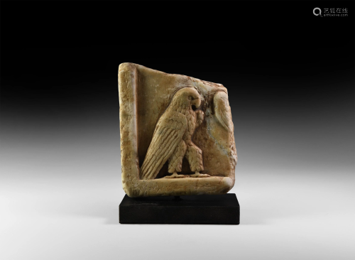 Roman Marble Fragment with Eagle