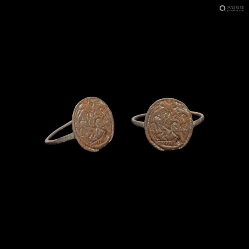 Byzantine Ring with Horseman