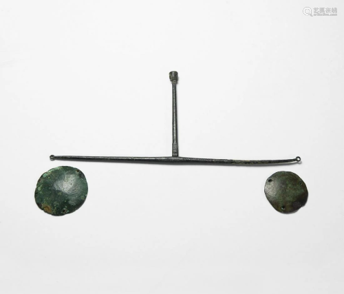 Romano-Etruscan Balance Scales with Maker's Name