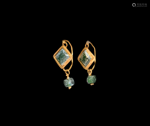 Roman Gold Earring Pair