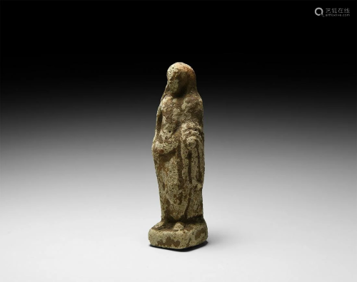 Greek Terracotta Goddess Statuette
