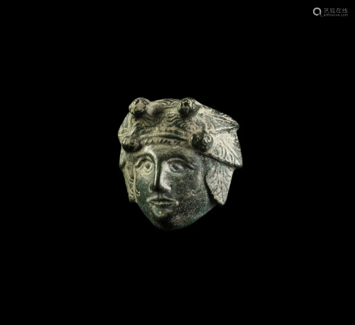 Roman Dionysus Mask Mount