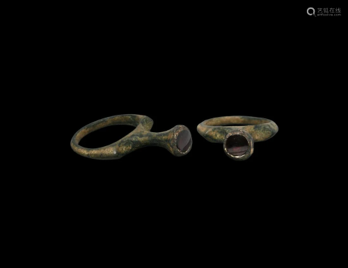 Byzantine Ring with Gemstone