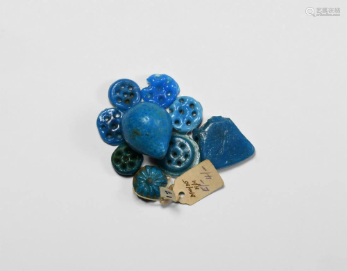 Egyptian Deep Blue Amulet Collection