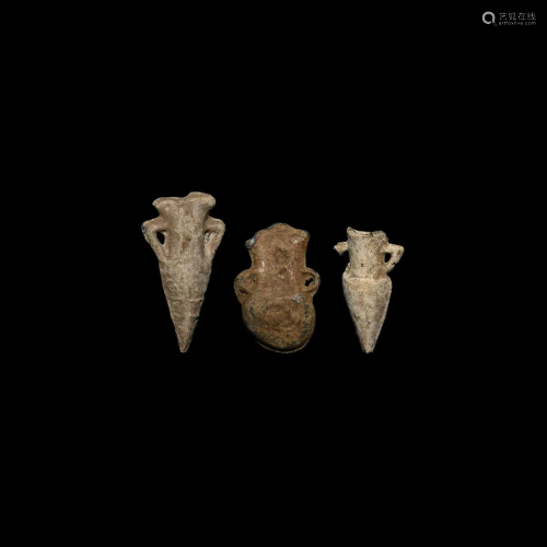 Byzantine Pilgrim's Holy Water Ampulla Collection