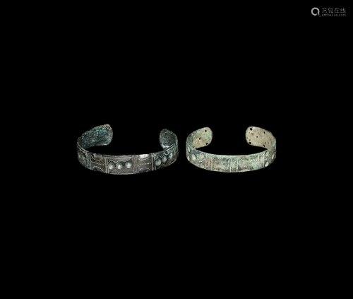 Roman Decorated Bracelet Group